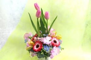 春の花贈り♪｜「フローリスト華えん」　（福井県敦賀市の花キューピット加盟店 花屋）のブログ